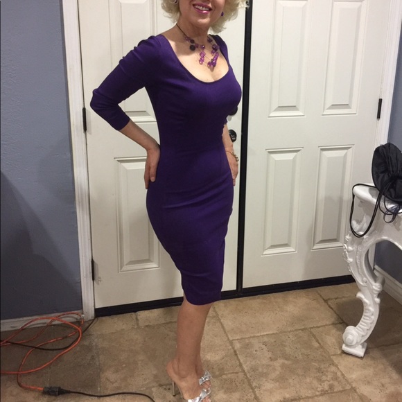 purple wiggle dress